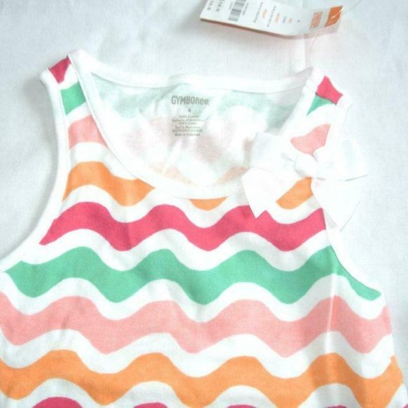 Gymboree set outfit  Hop 'n' Roll Bow Wave Print T - Picture 3 of 4